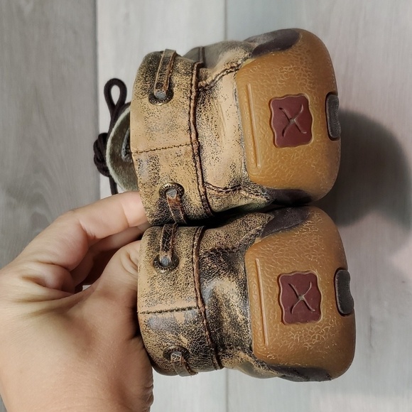 Twisted X Womens Driving Moc Leather Loafer Slip on shoes sz 5.5M - Picture 7 of 15